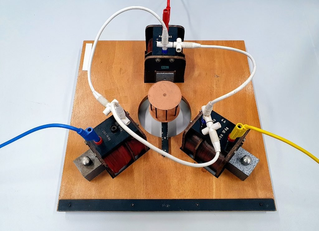 Induction motor demonstration setup